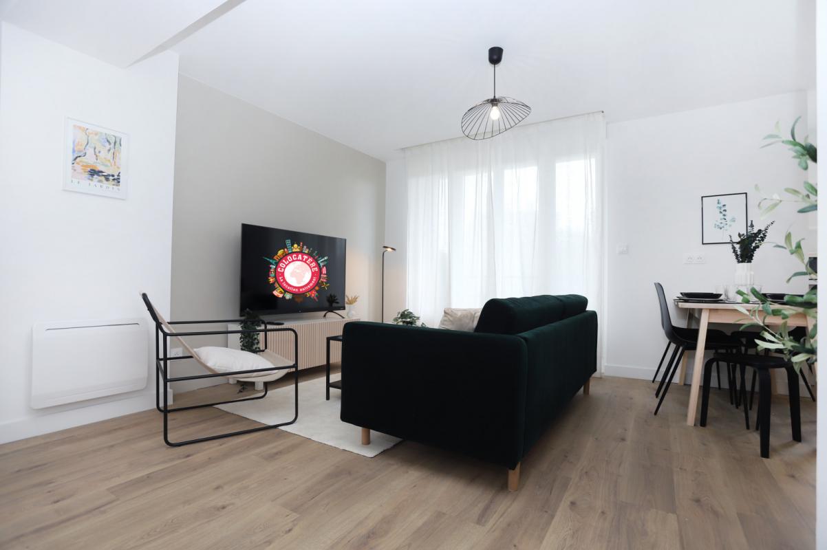 Colocation – T5 meublé – 4 chambres avec salle d’eau privative – 78,32 m²