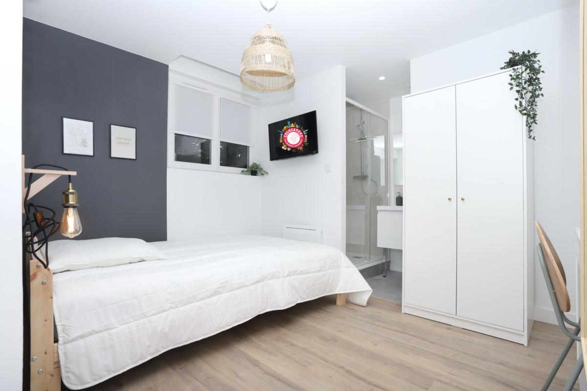 Colocation – T5 meublé – 4 chambres avec salle d’eau privative – 78,32 m²