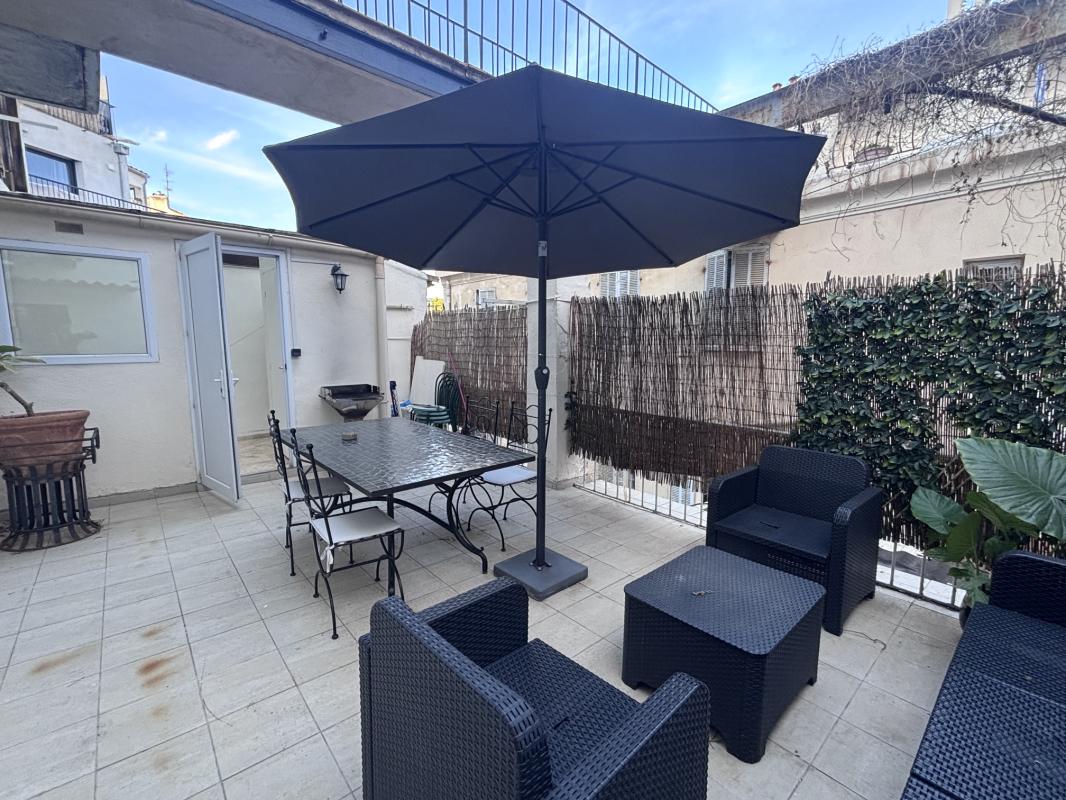 NOUVEAUTÉ – MARSEILLE 7ÈME – T2 MEUBLE AVEC TERRASSE PRIVATIVE